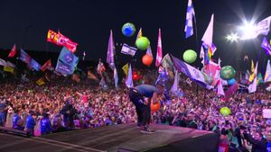 Coldplay - Live at Glastonbury's poster