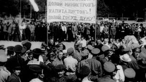 Anniversary of the Revolution's poster