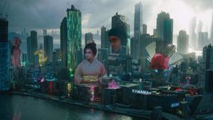 Ghost in the Shell's poster