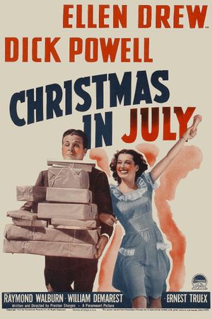 Christmas in July's poster