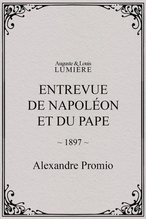 Interview Between Napoleon and the Pope's poster