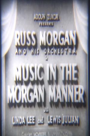 Music In The Morgan Manner's poster
