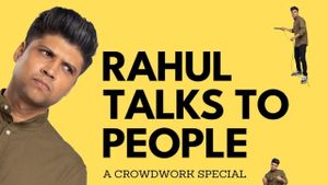 Rahul Talks to People's poster