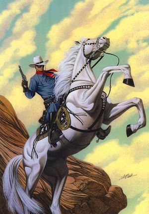 The Lone Ranger's poster