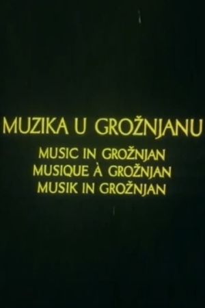 Music in Grožnjan's poster