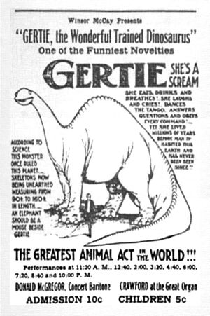 Gertie the Dinosaur's poster