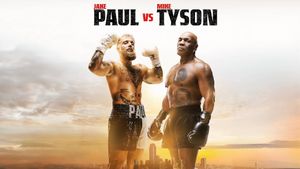 Jake Paul vs. Mike Tyson's poster