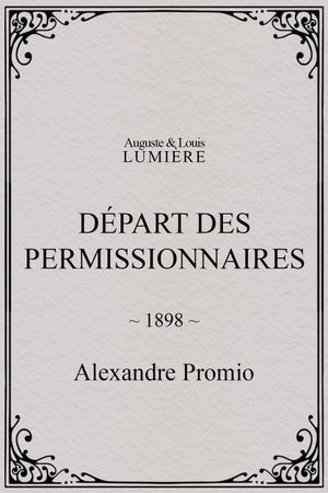 Départ des permissionnaires's poster