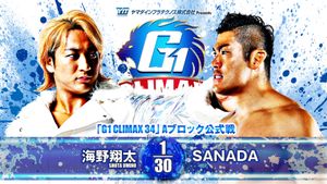 NJPW G1 Climax 34: Day 9's poster