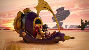 Dastardly & Muttley in 'Press the Red Button''s poster