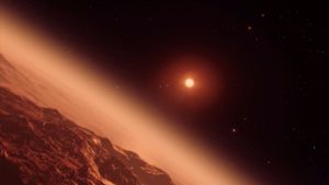 Journey to the Pale Red Dot's poster