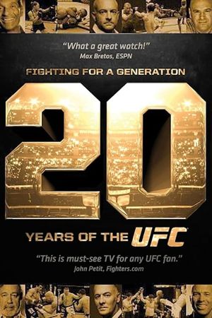 Fighting for a Generation: 20 Years of the UFC's poster