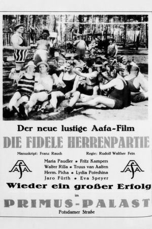 Die fidele Herrenpartie's poster