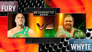 Tyson Fury vs. Dillian Whyte's poster