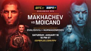UFC 311: Makhachev vs. Tsarukyan 2's poster