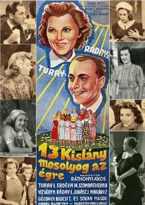 Tizenhárom kislány mosolyog az égre's poster