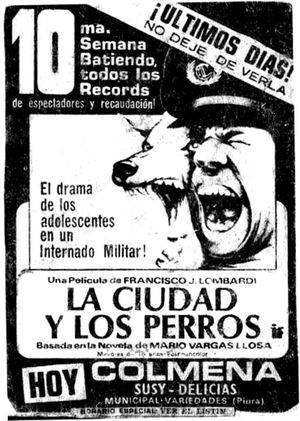 The City and the Dogs's poster