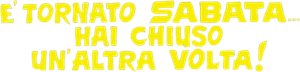 Return of Sabata's poster