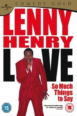 Lenny Henry Live - So Much Things To Say's poster