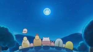 Eiga Sumikkogurashi: Aoi tsukiyo no mahô no ko's poster