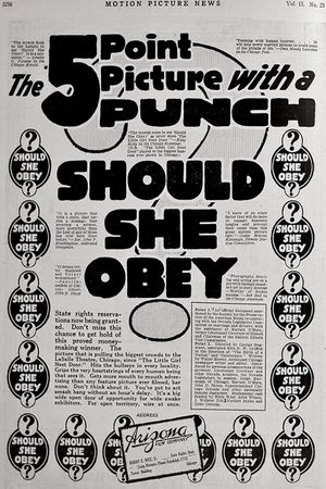 Should She Obey?'s poster