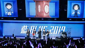 五月天「Just Rock It!!! “藍｜BLUE”」2020跨年演唱會's poster