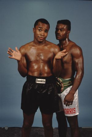 Sugar Ray Leonard vs. Terry Norris's poster