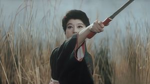 Crimson Bat, the Blind Swordswoman's poster