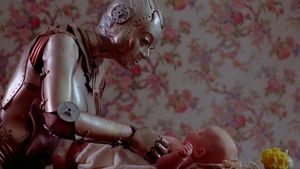 The Girl with the Mechanical Maiden's poster