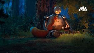 The Wild Robot's poster