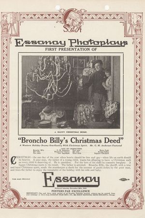 Broncho Billy's Christmas Deed's poster