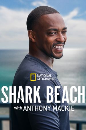 Shark Beach with Anthony Mackie's poster