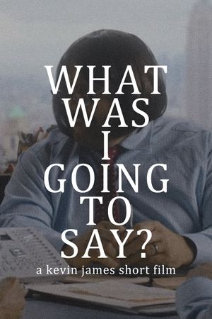 What Was I Going to Say?'s poster