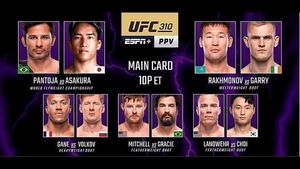UFC 310: Muhammad vs. Rakhmonov's poster