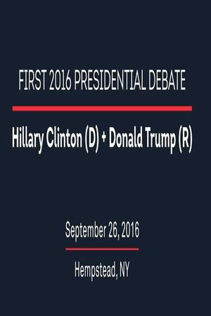 2016 First Presidential Debate's poster