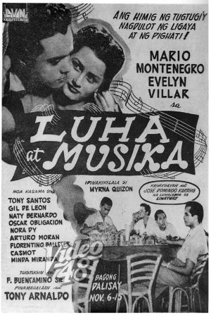 Luha at musika's poster