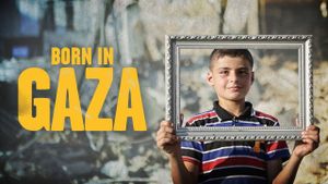 Born in Gaza's poster