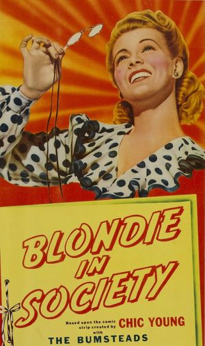 Blondie in Society's poster