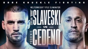 BKFC 35: Cedeno vs. Slaveski's poster