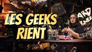 Les geeks rient's poster