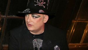 Living with... Boy George's poster