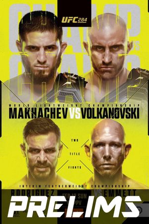 UFC 284: Makhachev vs. Volkanovski's poster