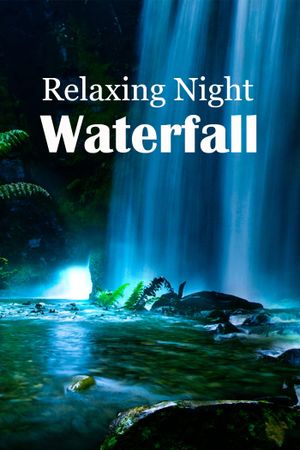 Relaxing Night Waterfall's poster
