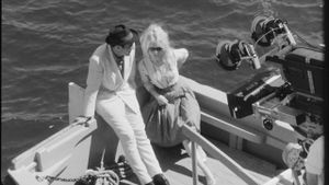 Bardot et Godard's poster