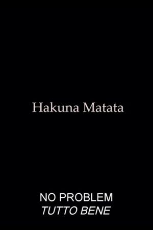 Hakuna Matata's poster