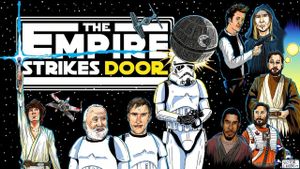 The Empire Strikes Door's poster