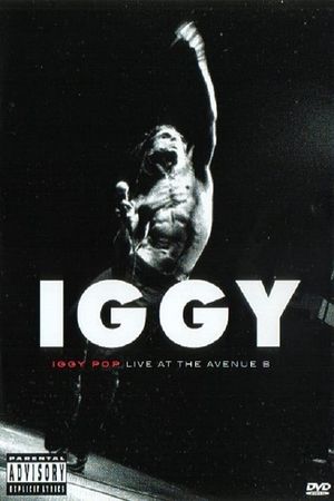 Iggy Pop Live at the Avenue B's poster