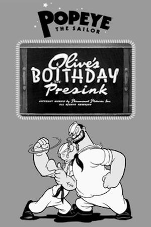 Olive's Boithday Presink's poster