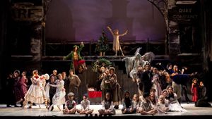 Northern Ballet's A Christmas Carol's poster