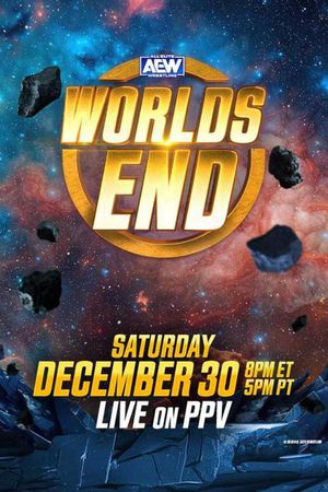 AEW Worlds End's poster